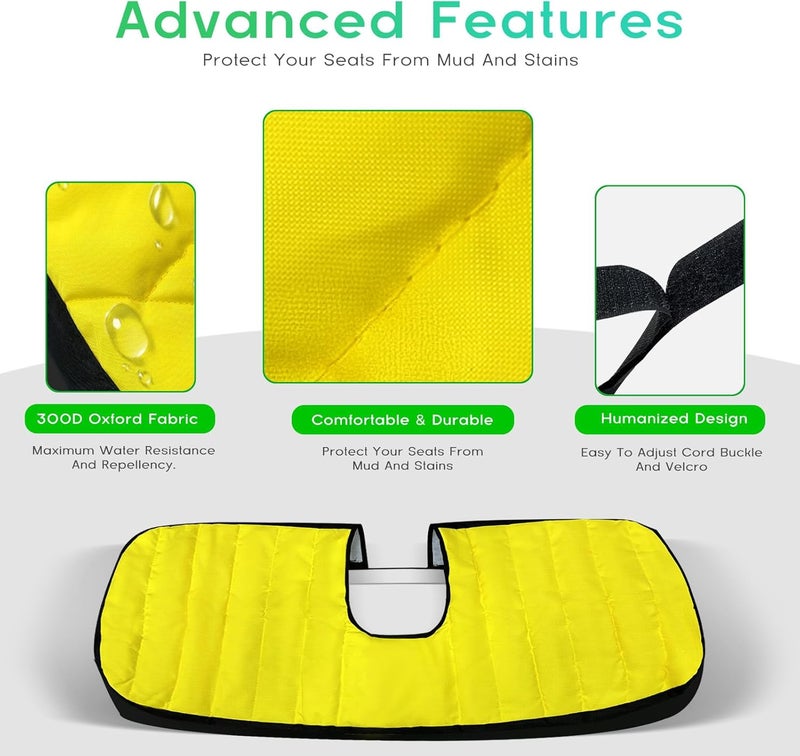 Rogierra LP66449 Mid-Size Bench Seat Cover for John Deere Gator XUV560 XUV590 - Waterproof Oxford 300D Fabric, Durable & Comfortable Cushion Protection - Image 4